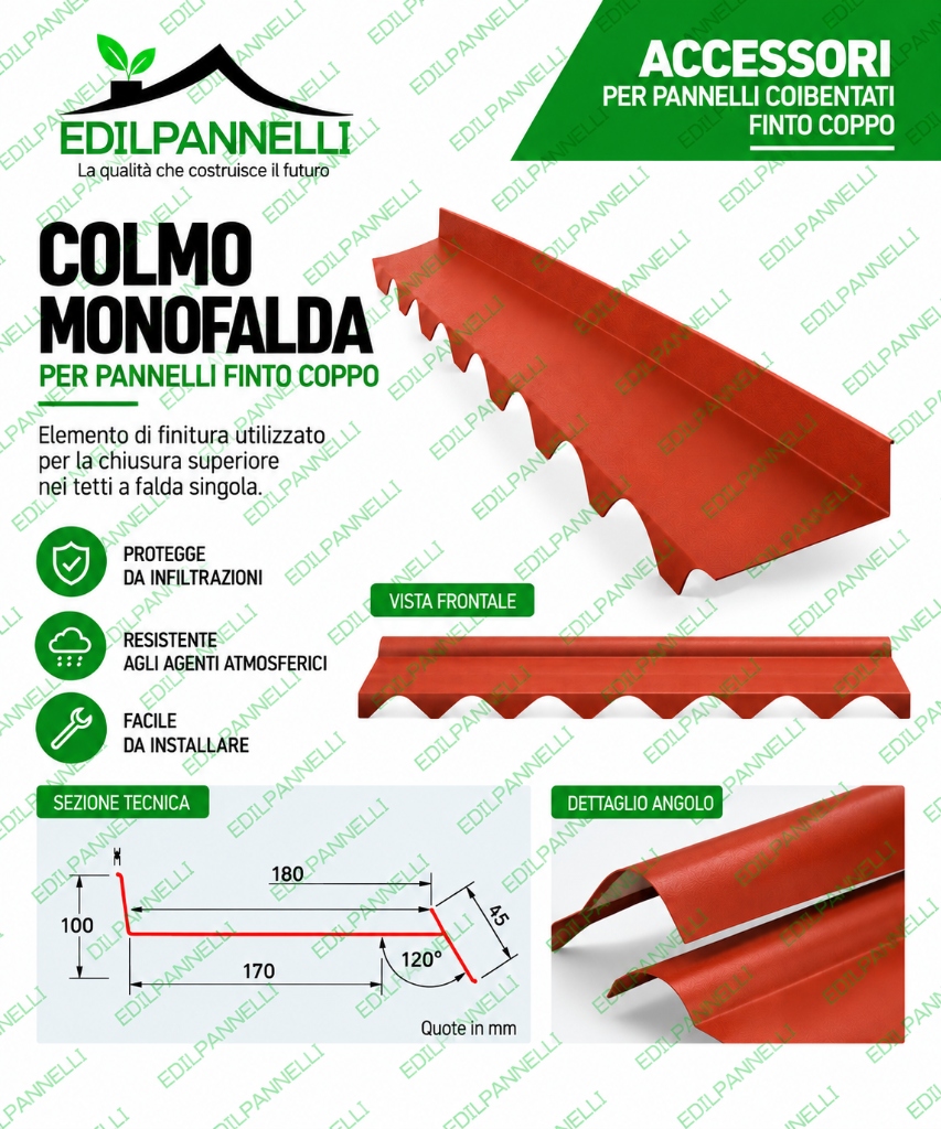 COLMO MONOFALDA – FINTO COPPO